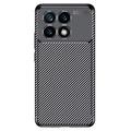 Xiaomi Redmi K70/K70 Pro/Poco F6 Pro Beetle Uhlíkové Vlákno TPU Pouzdro - Černé