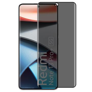 Xiaomi Redmi Note 13 Pro+ Full Cover Ochranné Tvrzené Sklo Privacy - Černý Okraj