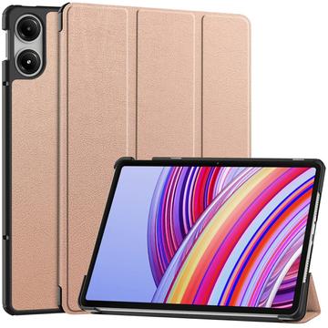 Pouzdro Smart Folio pro Xiaomi Redmi Pad Pro/Poco Pad řady Tri-Fold – Růžové zlato