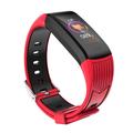 Zero Waterproof Fitness Tracker w. Blood Pressure Monitor - Red