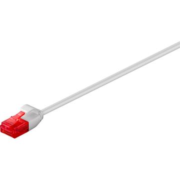 Goobay Tenký Síťový Kabel RJ45 U/UTP CAT 6 - 7.5m - Šedá