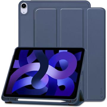 iPad Air 2020/2022/2024 Tech-Protect SmartCase Pen Tri-Fold Folio Case - Dark Blue