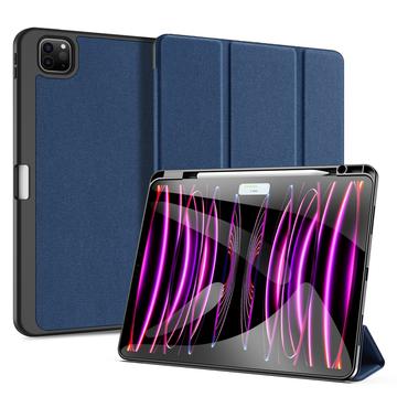 iPad Pro 13 (2024) Dux Ducis Domo Tri-Fold Pouzdro Smart Folio - Modrý