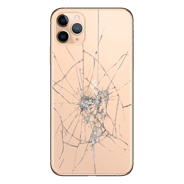 IPhone 11 Pro Max Oprava zadního krytu - pouze sklo - zlato