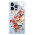 iPhone 12/12 Pro Flower Bouquet Hybrid Case - Blue