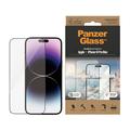 Ochranné tvrzené sklo iPhone 14 Pro Max PanzerGlass Ultra-Wide Fit Anti-Reflective EasyAligner - Černá hrana