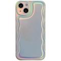 Pouzdro iPhone 13 Radiant Wavy Laser Aurora