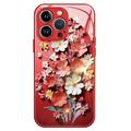 iPhone 14 Pro Flower Bouquet Hybrid Case - Red