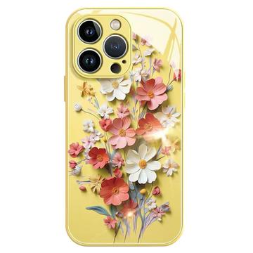 iPhone 14 Pro Flower Bouquet Hybrid Case - Yellow