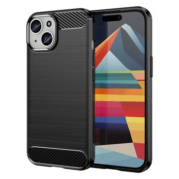 Samsung Galaxy A23 Brushed TPU Case - Carbon Fiber - Black