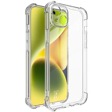 iPhone 15 Imak Drop-Proof TPU Pouzdro - Průhledné