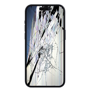 Oprava LCD a dotykové obrazovky pro iPhone 15 - Černá - původní kvalita