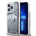 iPhone 15 Pro DKNY Liquid Glitter Arch Logo Case