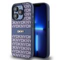 iPhone 15 Pro DKNY Repeat Pattern Tonal Stripe Case - Blue