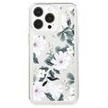 iPhone 15 Pro Fashion TPU Case - White Flowers