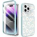iPhone 15 Pro Max Ahastyle WE13 360 Protection Hybrid Case - Daisies