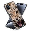 iPhone 15 Pro Max Stylové Pouzdro Ultra-Slim TPU - Leopard