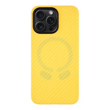 Pouzdro iPhone 15 Pro Max Tactical MagForce Aramid Industrial - žluté