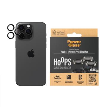 iPhone 15 Pro PanzerGlass Hoops Camera Lens Protector - Black