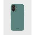 iPhone 16 Holdit Silicone Case - Moss green