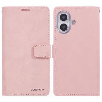 iPhone 16 Mercury Goospery Blue Moon Wallet Case - Pink