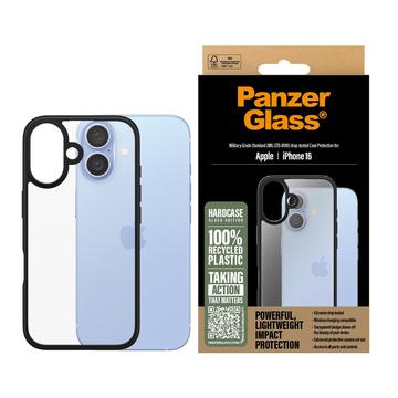 iPhone 16 PanzerGlass HardCase Case - Black / Transparent