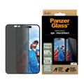 iPhone 16/15 PanzerGlass Ultra-Wide Fit Privacy EasyAligner Screen Protector - Black Edge