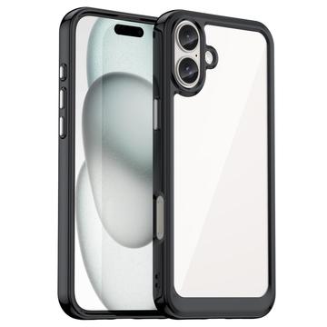 iPhone 16 Plus Anti-Shock Hybridní Pouzdro - Černá