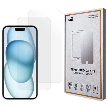 iPhone 16 Plus Saii 3D Premium Ochrana Obrazovky - 2 ks.