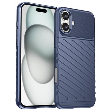 iPhone 16 Plus Thunder Série TPU Pouzdro - Modrý