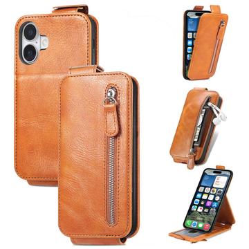 iPhone 16 Plus Kapsa na zip Vertical Flip Case