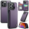 iPhone 16 Pro Caseme C22 Case RFID Card Wallet - Purple