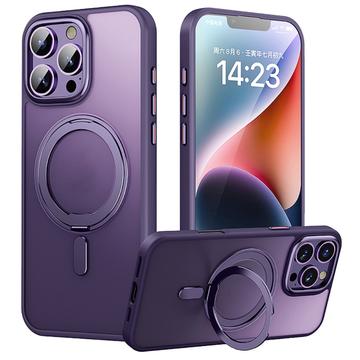 iPhone 16 Pro Max Magnetic Kickstand Hybrid Case - Purple