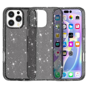 Stylové hybridní pouzdro řady Glitter pro iPhone 16 Pro Max