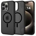 iPhone 16 Pro Max Tech-Protect MagEdge Case - MagSafe Compatible - Matte Black / Gunmetal