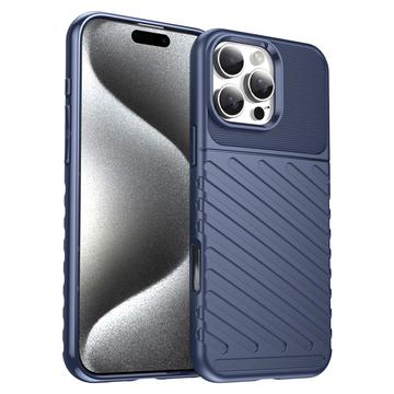 iPhone 16 Pro Max Thunder Série TPU Pouzdro - Modrý