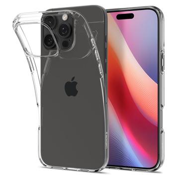 iPhone 16 Pro Spigen Liquid Crystal TPU pouzdro - Průhledná