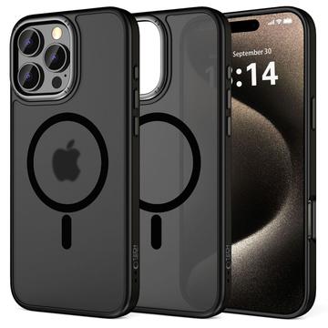 iPhone 16 Pro Tech-Protect MagEdge Case - MagSafe Compatible - Matte Black / Gunmetal