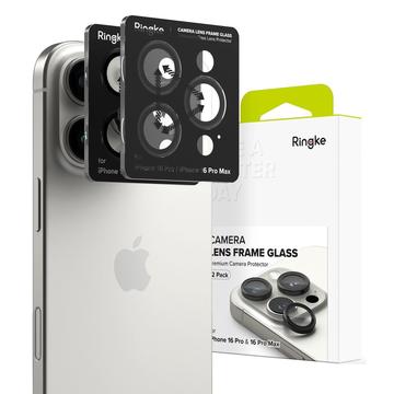 Ochranné na Objektiv Fotoaparátu pro iPhone 16 Pro/16 Pro Max Ringke - 2 ks. - Černý