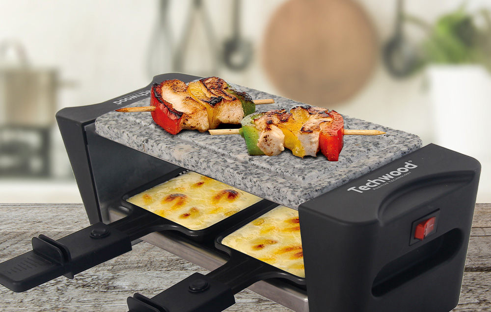 Gril Techwood TRD-346 Electric Raclette duo