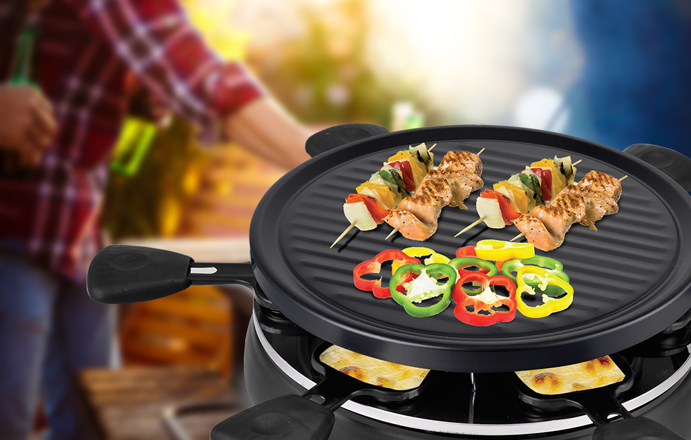 Techwood TRA-608 Elektrický raclette gril pro 6 osob