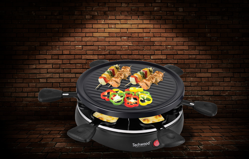 Techwood TRA-608 Elektrický raclette gril pro 6 osob